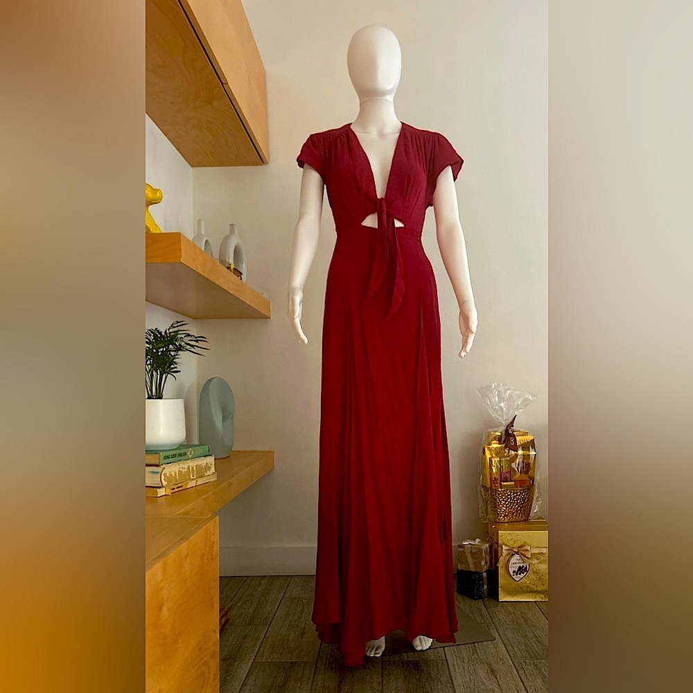 Reformation Red Maxi Dress